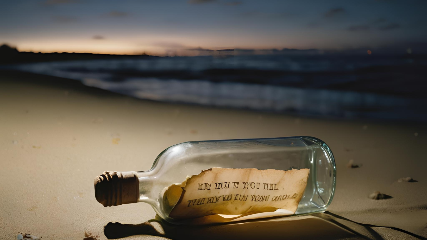 message in a bottle